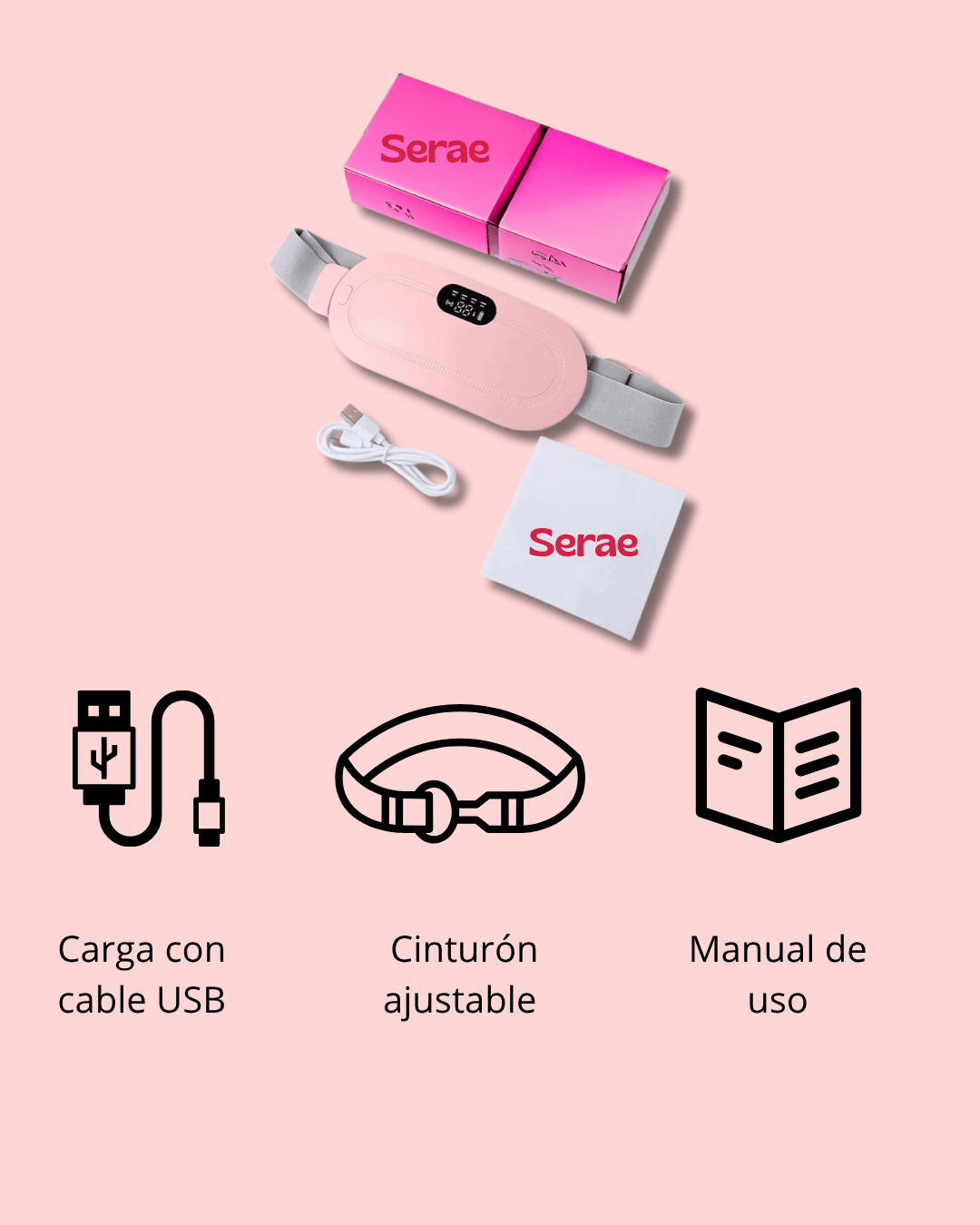 Cinturón térmico menstrual Serae